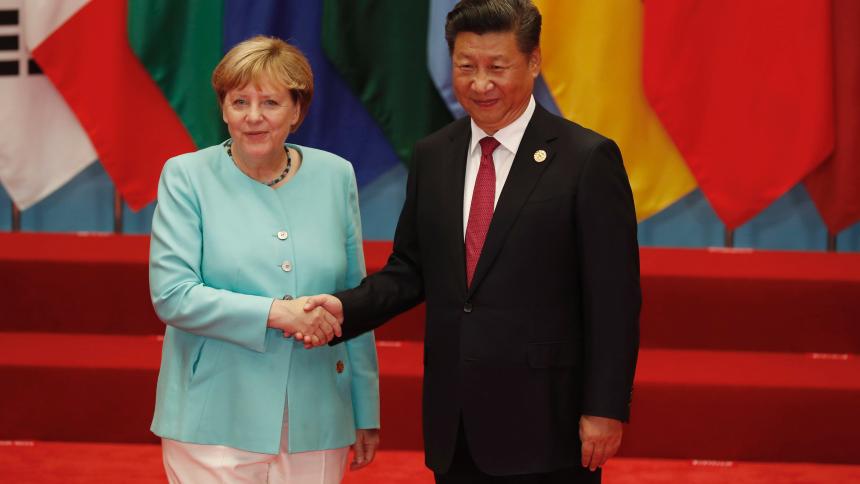 2017.03.21 German Chancellor Angela Merkel with Chinese President Xi Jinping the ...image-1044656-860_poster_16x9-dkpv-1044656
