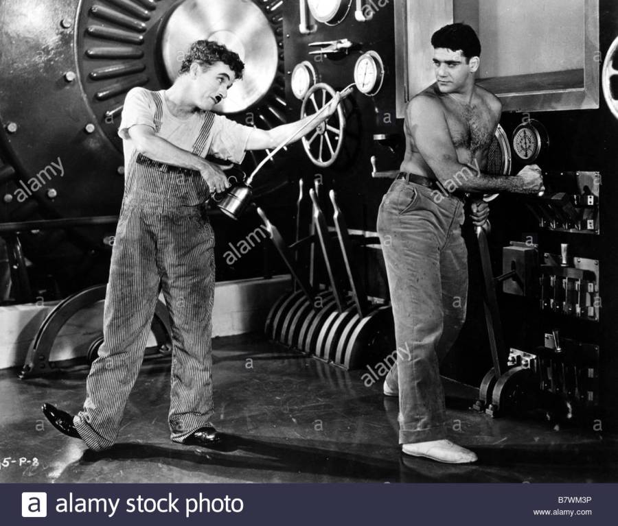 2017.04.26 les-temps-modernes-modern-times-anne-1936-usa-charlie-chaplin-ralisateur-B7WM3P