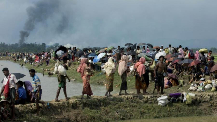 2017.10.10.essentiellement membres de la minorité musulmane des Rohingyas379bcd179900f9ff8c3160f3f3cba0da384a16ef