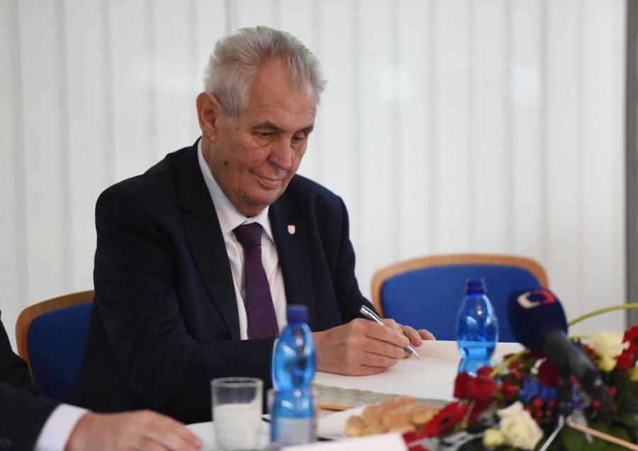 le chef de l_Etat Miloš Zeman Tchèque zeman6
