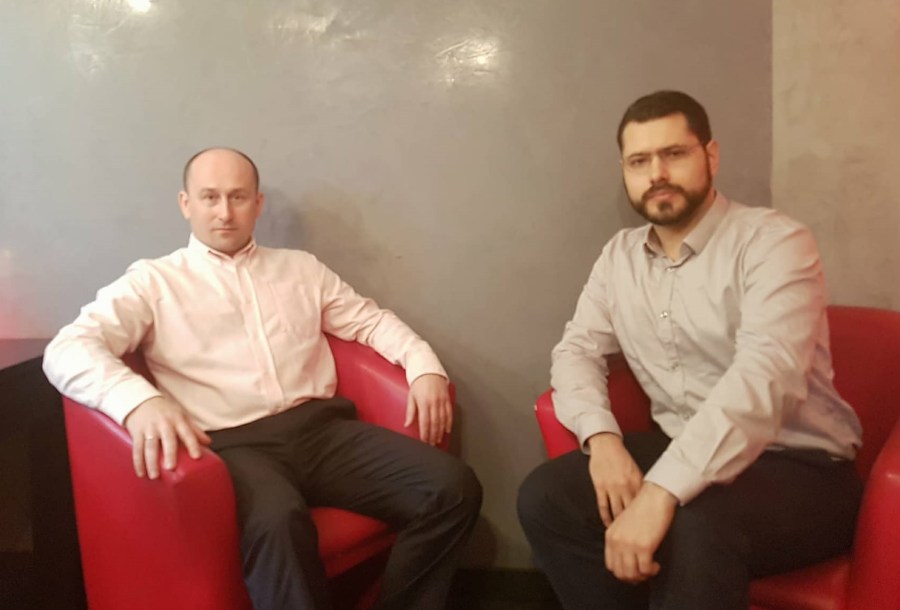 Nikolaï Starikov et Ferenc Almássy à Timișoara en mai 2017 starikov-almassy-1