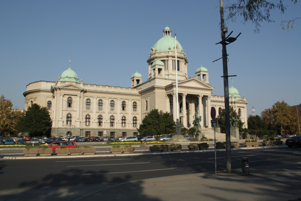 Parlement à Belgrade parlement SERBIE