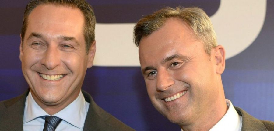AUTRICHE Norbert Hofer, candidat du FPÖ à l'élection présidentielle et Heinz Christian Strache ,cover-r4x3w1000-578df5241b305-norbert-hofer-candidat-du-fpo-a-l-election