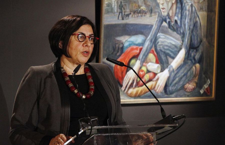 L'ambassadrice d'Israël en Pologne, Anna Azari lors d'une commémoration au camp Auschwitz II-Birkenau, le 27 janvier 2018. REUTERS-Kacper Pempelimage
