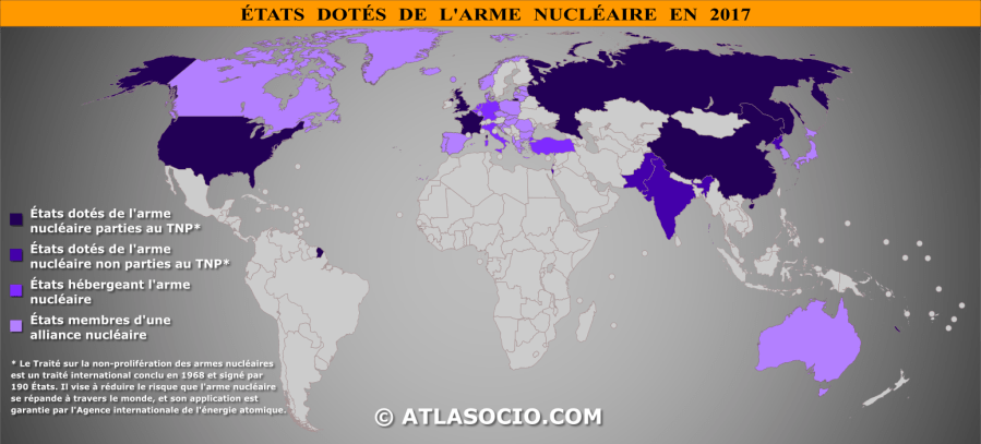NUCLEAIRE carte-monde-etats-dotes-arme-nucleaire-en-2017_atlasocio