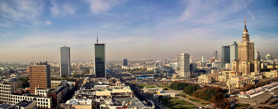 POLOGNE VARSOVIE panoramic