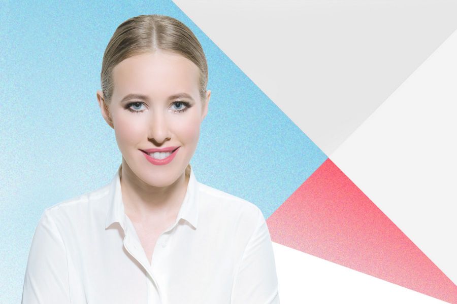 RUSSIE Ksenia Sobtchak, candidate à la présidentielle russe,ksenia