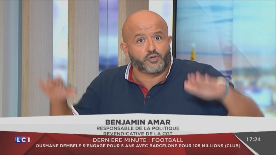 france Benjamin Amar CGT .b-amar-sur-le-clash-macronszydlo