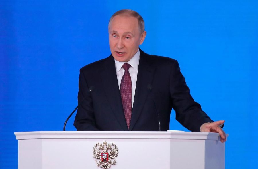 RUSSIE discours du président Poutine devant les corps constitués de la Fédération de Russie le 1er mars 20187585032_b360977c-1d3a-11e8-8bb1-4d8934c3f6a9-1