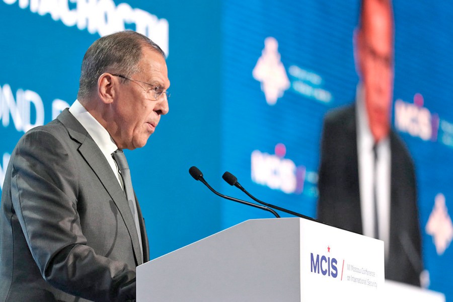 RUSSIE SERGUEI LAVROV 05-04-2018 Выступление С.В.Лаврова 5 апреля