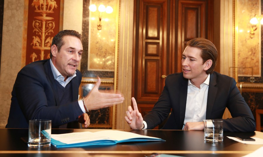 HC Strache, Sebastian Kurz