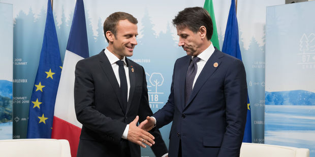 FRANCE ITALIE Migrants-en-reagissant-Emmanuel-Macron-froisse-l-Italie