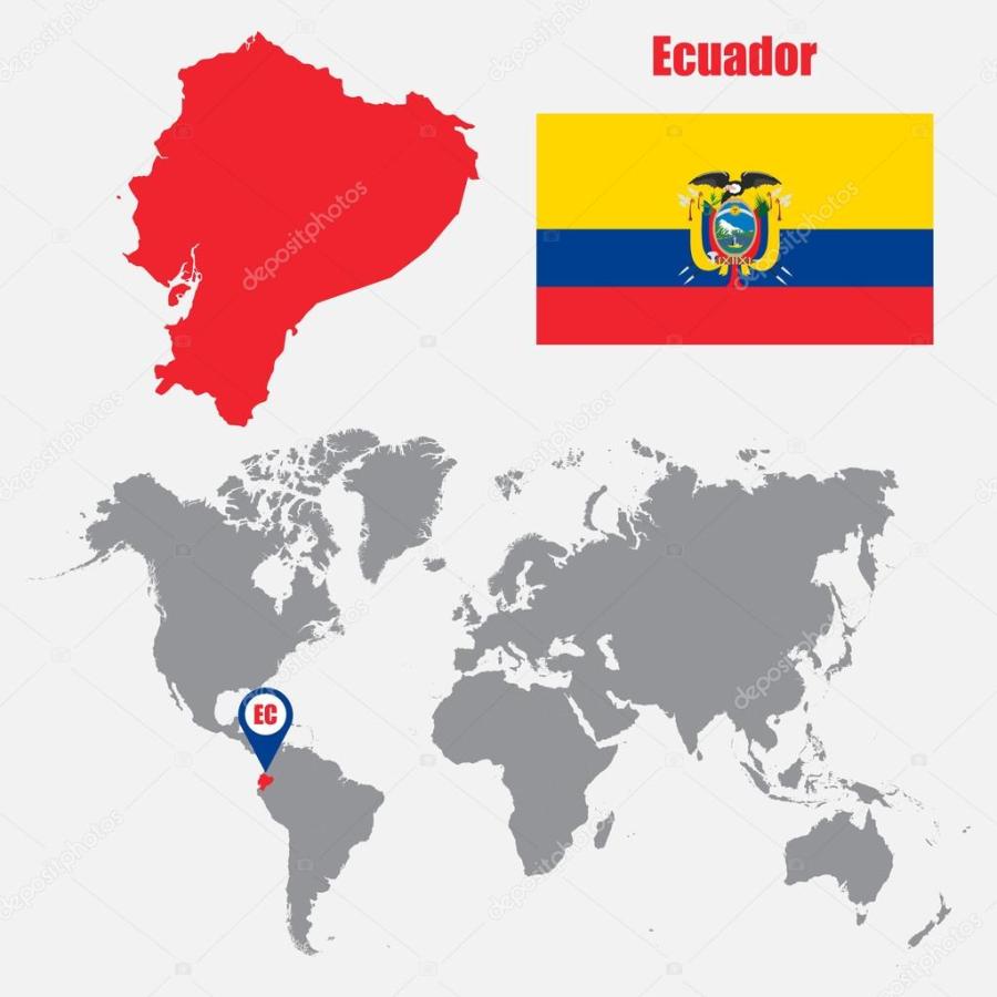 equateur depositphotos_121525552-stock-illustration-ecuador-map-on-a-world
