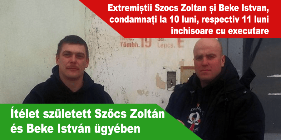 István Beke et Zoltán Szőcs, Ítélet-született-Szőcs-Zoltán-és-Beke-István-ügyében