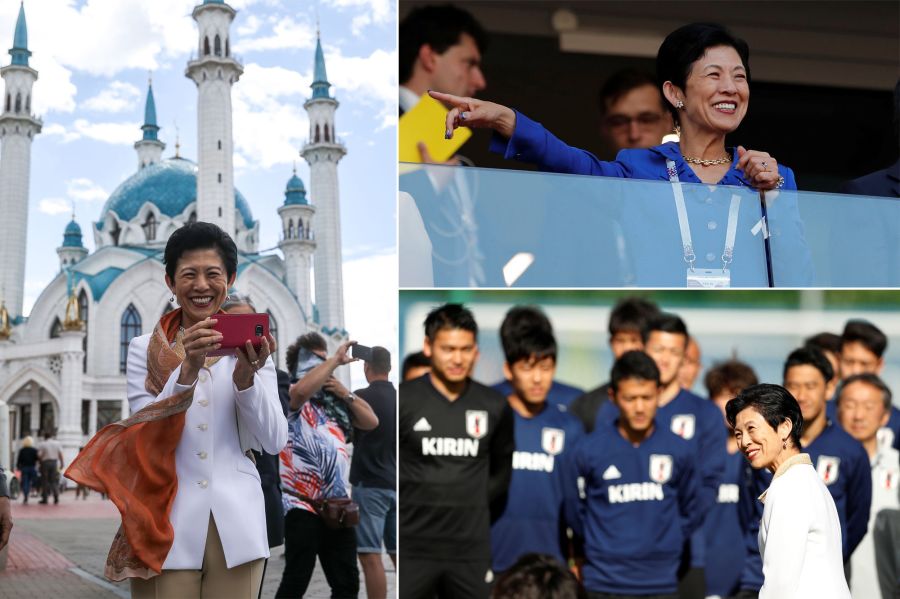 JAPON Une-princesse-japonaise-en-Russie-pour-la-Coupe-du-Monde
