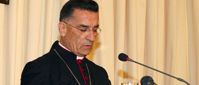 liban Cardinal Béchara Boutros Raï, Patriarche d'Antioche et de tout l'Orient pour les Maronitesbishop-al-rahi