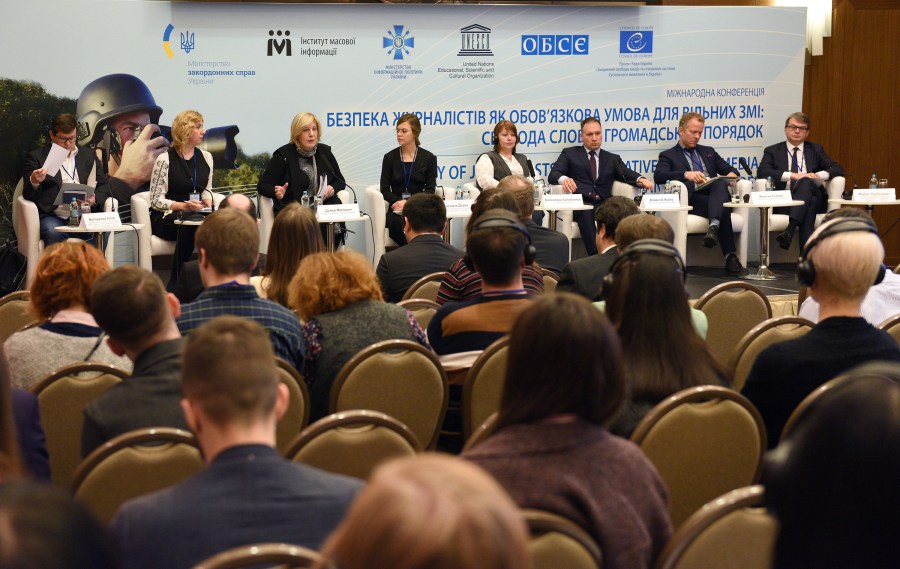 OSCE Sécurité des journalistes – condition préalable à la liberté des médias, la conférence internationale tenue Safety of journalists conference 3Feb2017