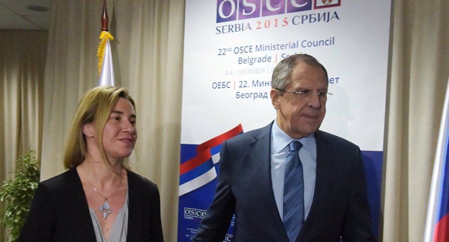 RUSSIE UE Federica Mogherini, LAVROV 1020021779