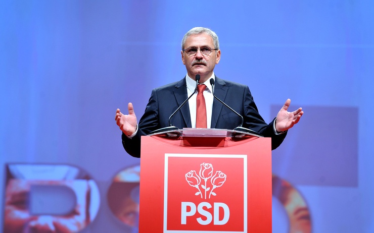 roumanie Liviu_Dragnea_la_Consiliul_National_al_PSD_(10776720636)