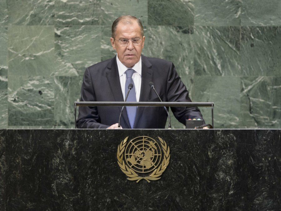 Russie Sergueï Lavrov à l'ONU image1024x768