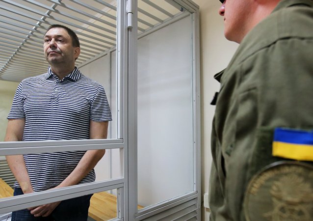 UKRAINE Le journaliste Kirill Vychinski au tribunal de Kherson1037802059