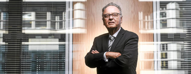 allemagne Hans-Jürgen Papier beim Besuch in der Berliner Funke-Redaktion. Foto Reto Klar D0R0028874457