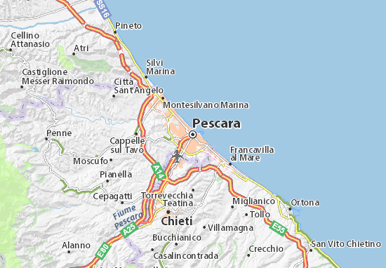 ITALIE PESCARA carte