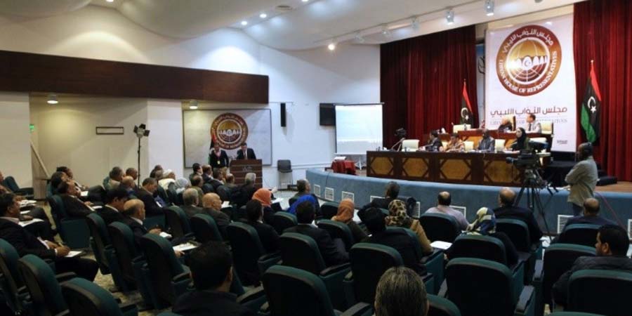 LIBYE Parlement-liby L'Assemblée constituante rejetée par le Parlement libyen. D. R.