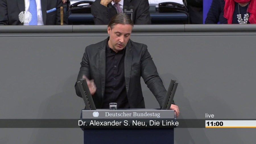 allemagne 2 le 26 novembre, Alexander Neu, membre du parti Die Linkemaxresdefault