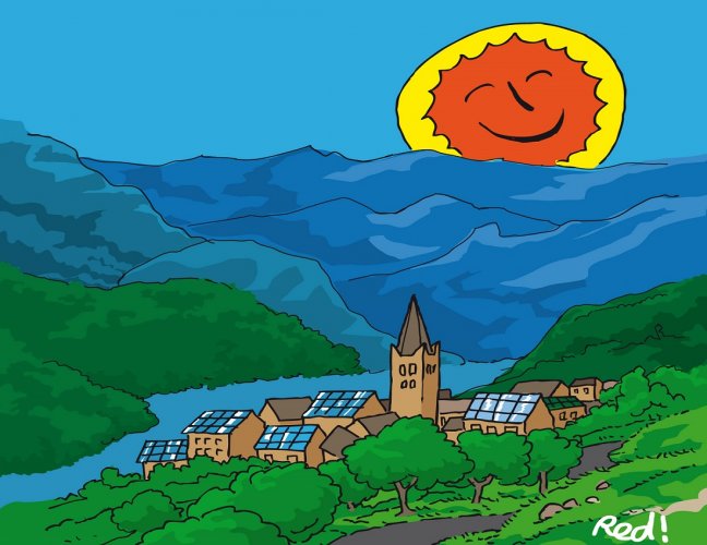 france A Puy-Saint-André, une société d_économie mixte co-financée par les habitants produit de l_électricité « propre ».arton7832-8f006