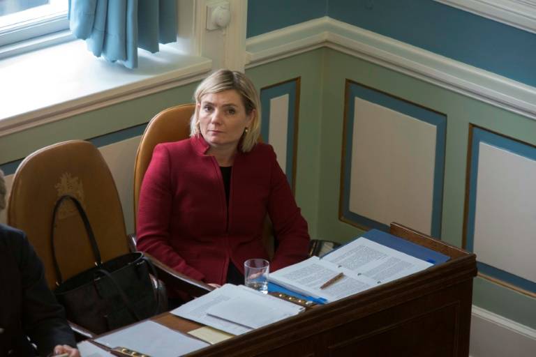 islande Lilja Alfredsdóttir, le 8 avril 2018 à Reykjavik, en Islande ( AFP-Archives- HALLDOR KOLBEINS )4bdef5460e6e60637124f341525b0835-768x512