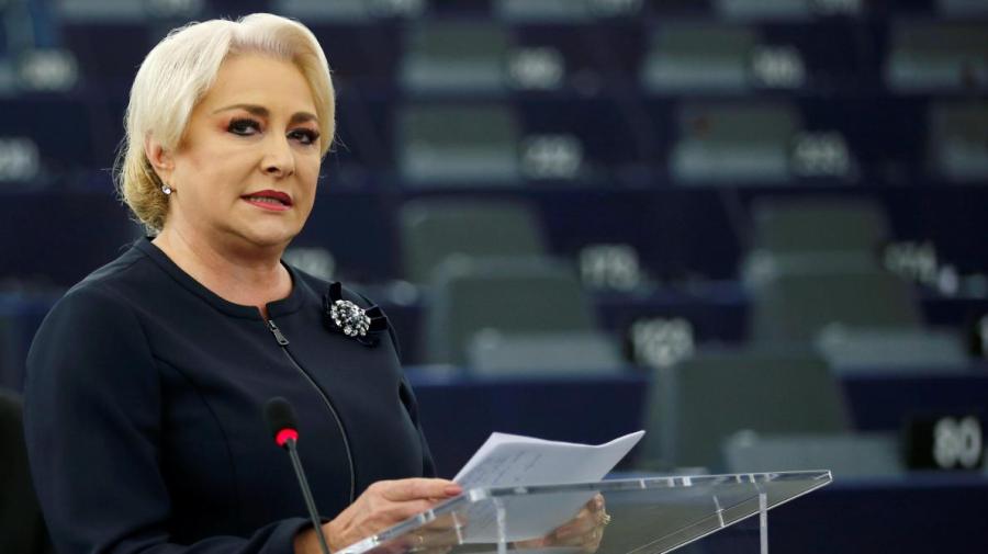 ROUMANIE La Première ministre roumaine Viorica Dancila a vigoureusement défendu son pays devant le Parlement de StrasbourgB9717133254Z.1_20181003191436_000+GLRC5EAOK.2-0