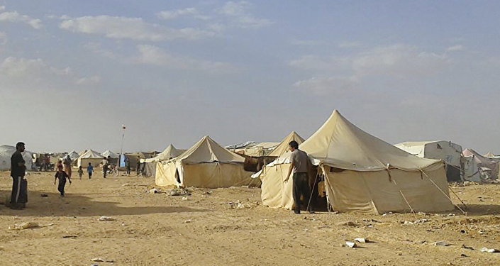 SYRIE Le camp de réfugiés syriens d'Al-Rukban 1033797503
