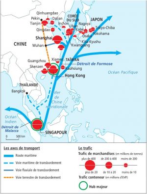 ASIE ORIENTALE route_maritime_m