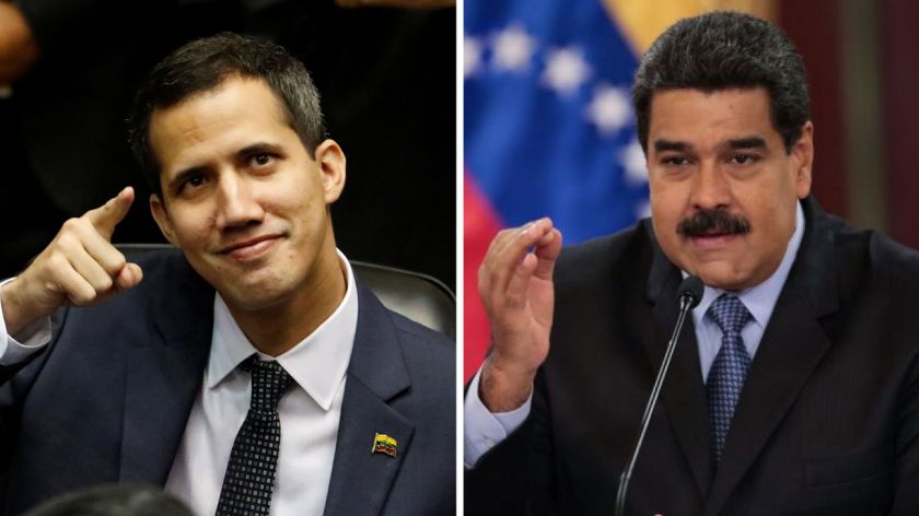 VENEZUELA guaido-y-maduro-20190222-643519