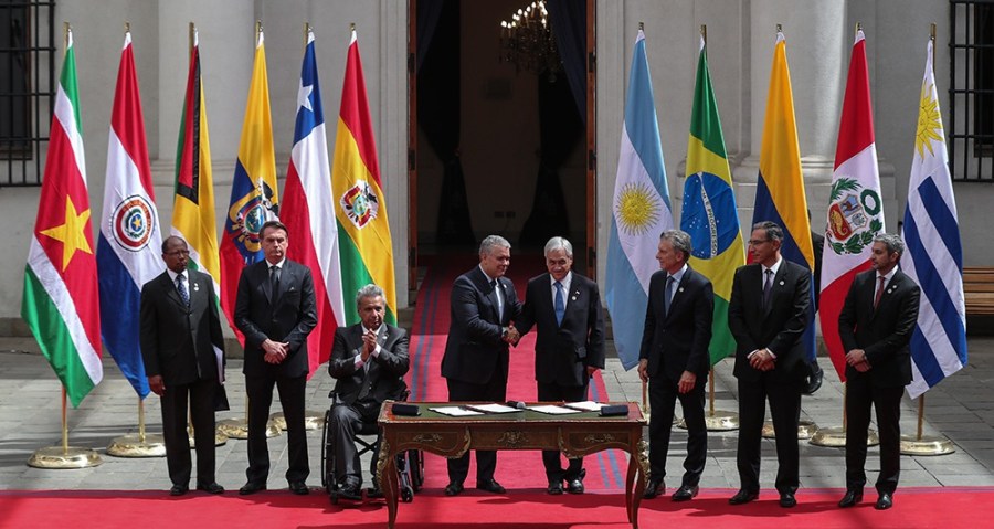 South American presidents sign declaration in Santiago to create Prosur