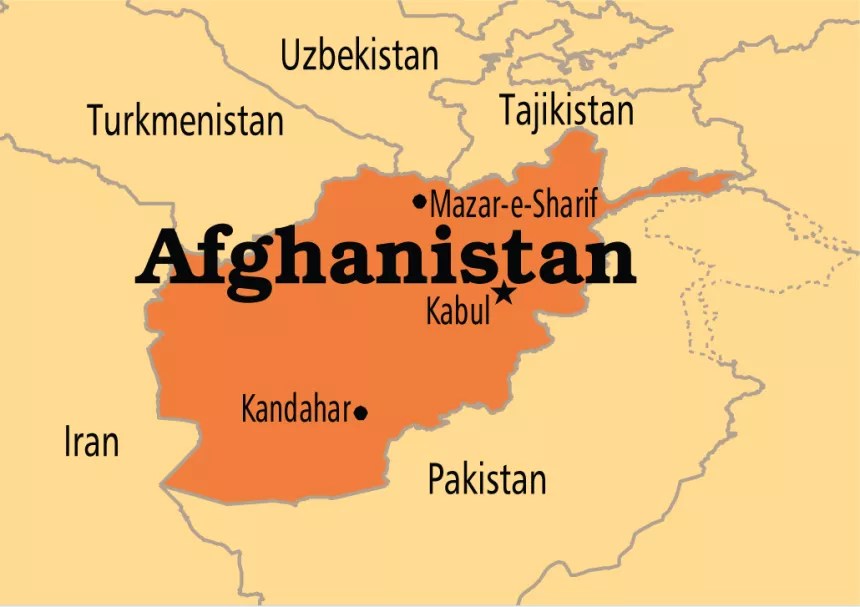 Afghanistan-Map