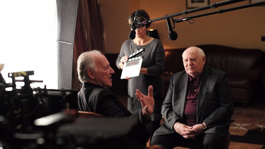 ALLEMAGNE RUSSIE Werner Herzog spent a year interviewing the last President of the USSR, Mikhail Sergeyevich Gorbachev. meetinggorbachev_04-3538663110-1537003373978