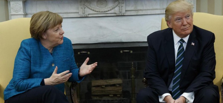 Donald Trump, Angela Merkel