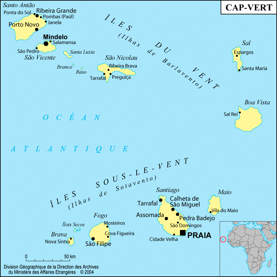 CAP VERT carte