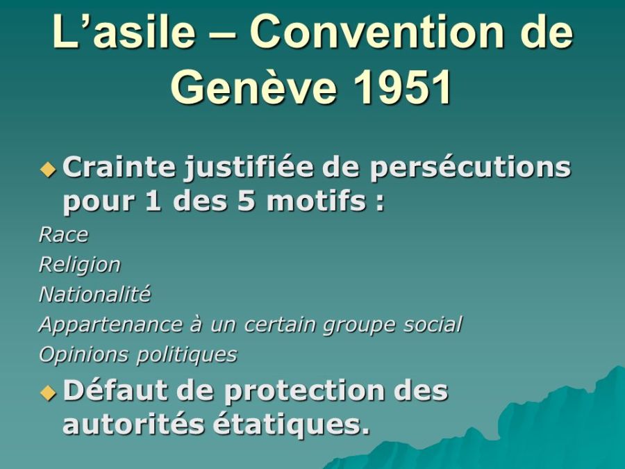 DROIT ASILE L%u2019asile+–+Convention+de+Genève+1951