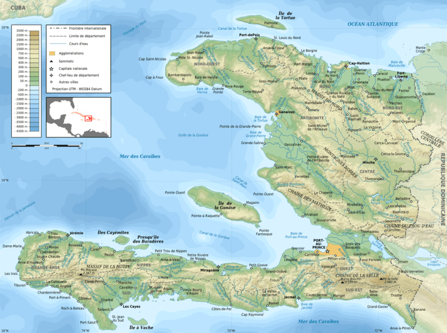 HAITI WIKIPEDIA ALTITUDES 1200px-Haiti_topographic_map-fr