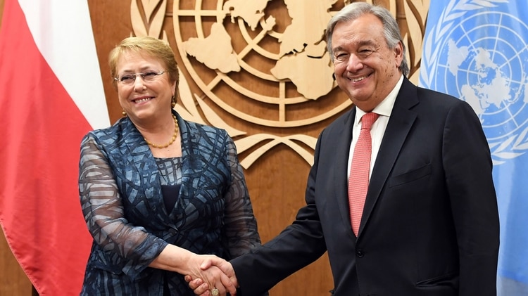 ONU Michelle-Bachelet-Antonio-Guterres-1920