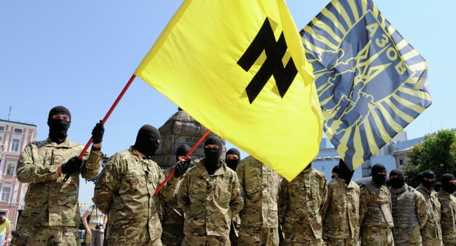 UKRAINE Azov, Donbass, Secteur droit les symboles SS revisités en Ukraine1015801183