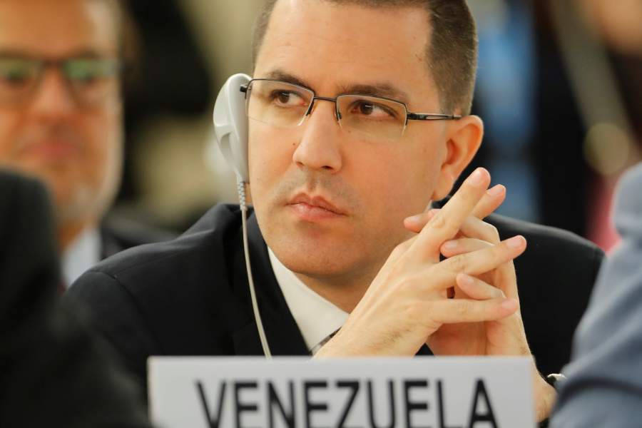 VENEZUELA Venezuela's Foreign Minister Arreaza attends the UN Human Rights Council in Geneva, Switzerland in 2018 arreaza-900x600