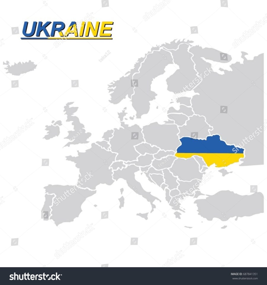 ukraine stock-vector-eu-and-europe-map-with-ukraine-flag-vector-687841351