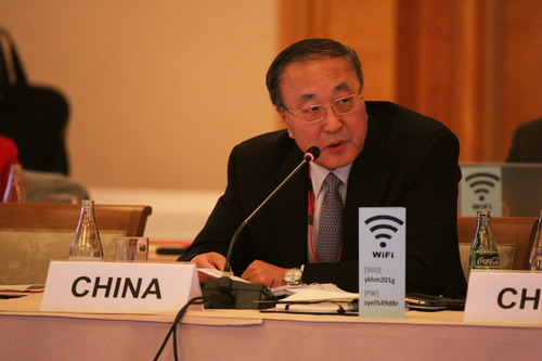 chine Ministre assistant chinois des Affaires étrangères Zhang Jun W020190508357466216555