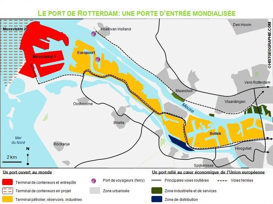 PAYS BAS Le port maritime de Rotterdam 96646333bc325209fa647b1ce7766ac1