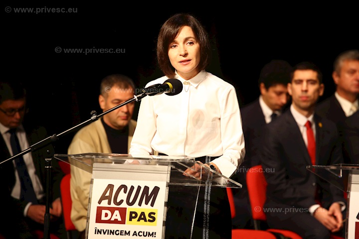 ROUMANIE Maia Sandu, la prezentarea angajamentelor ACUM Șansa noastră de a învinge q