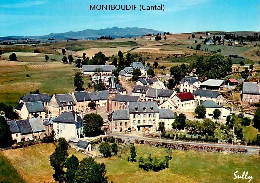 FRANCE montboudif-vue-aerienne-